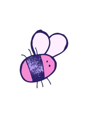 Çizgi film küçük arısının bölünme etkisi