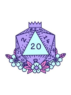 Doğal 20 zarın hareketli animasyonunu oynat