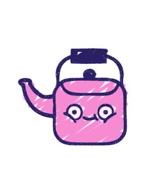 Çaydanlık Çiziminin Canlandırmasını Durdur ve Durdur