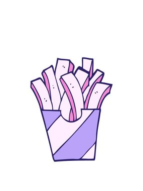 Çizgi film karikatür kızartmalarının animasyonunu genişletiyorum.