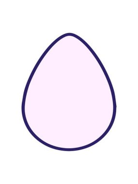 Renkli Paskalya yumurtası tasarımının hareketli animasyonu