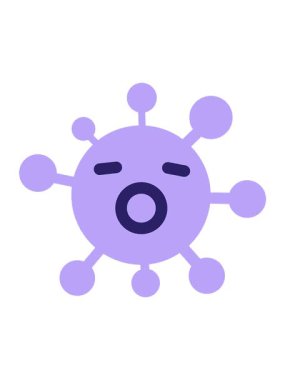 Esneyen virüsün titreşimli hareketli animasyonu