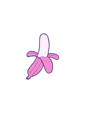 Çizgi film muz imajının gösterişli satış animasyonu