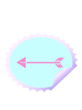 dairesel soyulan yapışkan çizgi film okunun hareketli animasyonu