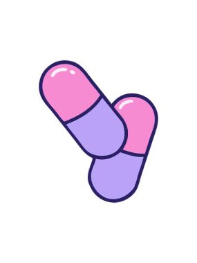 Bir hapın dövme stili görüntüsünün canlandırma efektini piksel hale getir