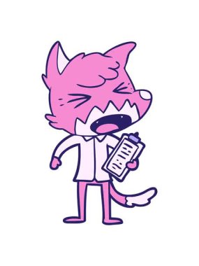 Kızgın tilki çizgi filminin animasyonunu durdurup duraklat