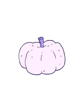 Yıldız patlaması etkisi retro çizgi film balkabağı animasyonu