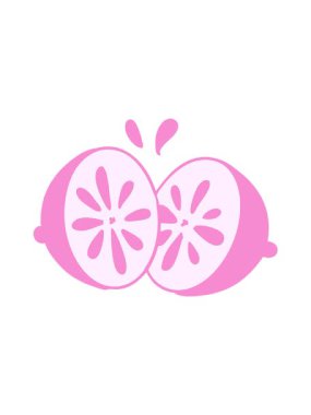 Dilimlenmiş taze limon hareketli animasyonu