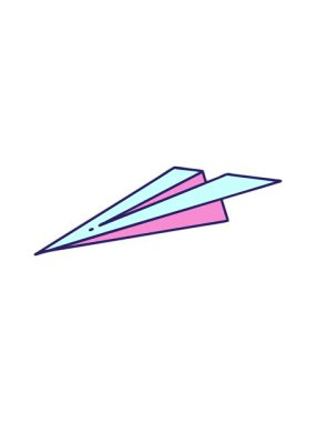 Dövmenin hareketli animasyonunu kağıttan bir uçağın geleneksel stiliyle patlatmak