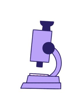 Çizgi roman tarzı mikroskop animasyonunu salla ve durdur