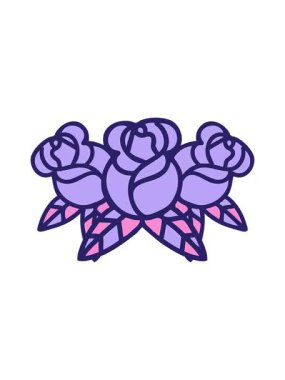 Dikkat çekici bir çiçek buketi dizaynı.