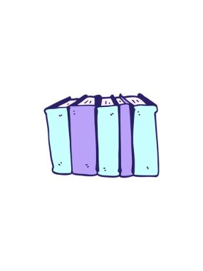 karikatür kitaplarının radyoaktif parlayan animasyonu