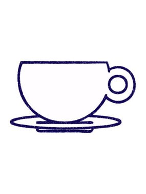 Chalky Kupa Çiziminin neon ışık efekti canlandırması