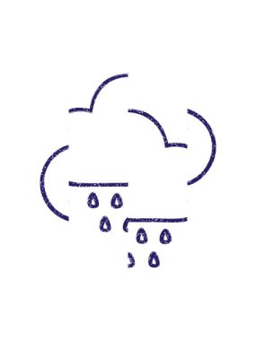 Bulut tebeşir çiziminin bölünmüş hareket animasyonu