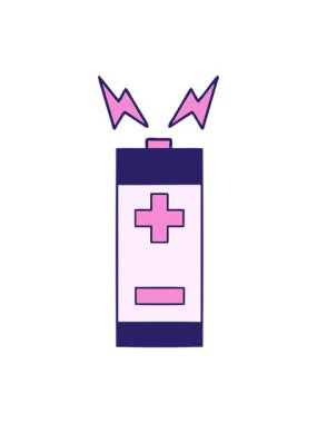 Bataryanın hareketli animasyonu