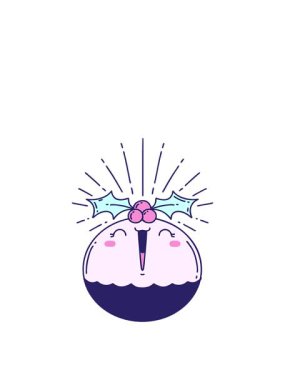 Geleneksel dövme stili Noel pudinginin animasyonunu genişletiyorum.