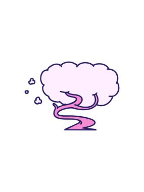 Japonya 'nın çiçek açan kiraz ağacının radyoaktif ışıldayan animasyonu