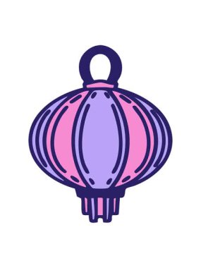 Işıkla parlayan sallanan bir fenerin hareketli animasyonu