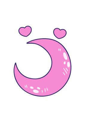 dönen kalpler el animasyonu garip çizgi film hilal ay çizimi