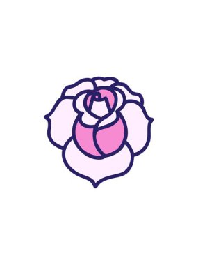 Basit, cesur bir çiçek tasarımının satış animasyonu