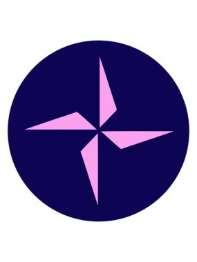 Bir yıldız sembolünün ikonik dövme tarzının neon ışık efekti animasyonu