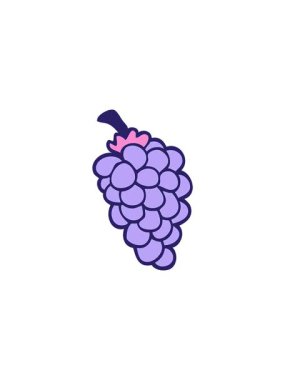 Bir karikatür karalama üzüm satışı animasyonu