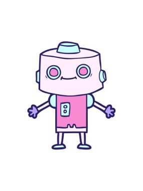 Bir robotun hareketli animasyonunu sallamak