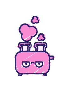 Toaster Chalk Çizim Tasarımı 'nın parlak ışık efekti animasyonu