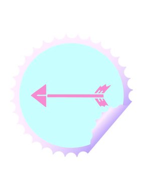 dairesel soyulan yapışkan çizgi film okunun basınçlı canlandırması