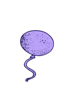 karikatür karalama balonunun hareketli animasyonu