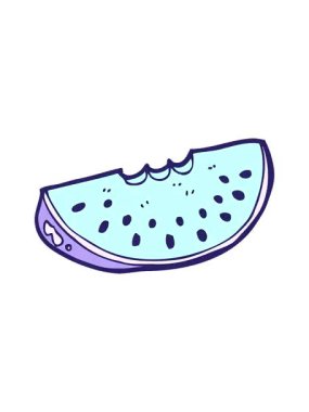 Karpuz diliminin titrek hareketli animasyonu