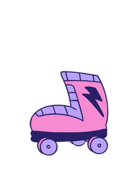 Çizgi filmlerin yükseliş ve yüzme animasyonları Doodle patenli botlar