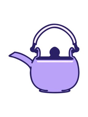 Geleneksel Japon çay demliğinin hareketli animasyonu