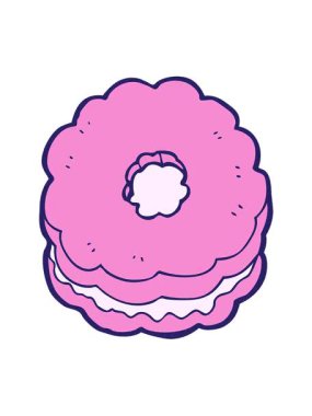 Çizgi film bisküvisinin hareketli animasyonunu oynat