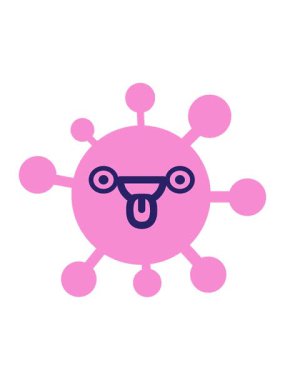 bakınan yüzün dil simgesi tasarımı animasyonunu bob ve duraklat