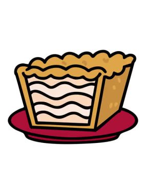 Geleneksel Brezilya empadaosunun bir kesitinin pixelize etkisi