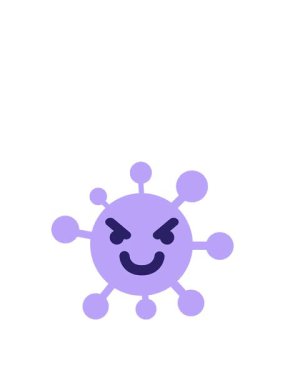 ortalama virüsün sıçrama hareketi animasyonu