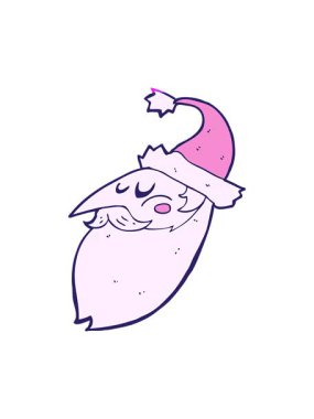 Çizgi film Noel Baba Surat 'ın animasyonunu aç.