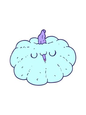 Mutlu balkabağı çizgi filminin basınçlı animasyonu