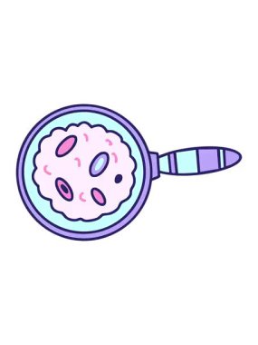 Brezilya geleneksel galinhada yemeğinin limonlu karikatürünün canlandırma efekti