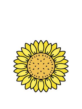 Brezilya kültürünün simgesel ayçiçeğinin animasyonunu genişletiyorum.