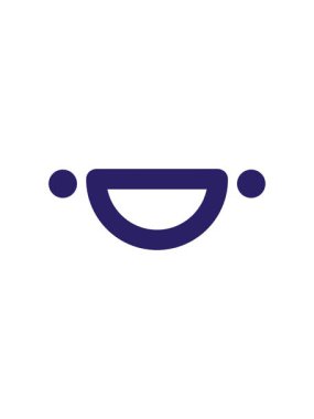 Basit mutlu yüz ikonunun dikkat çekici animasyonu