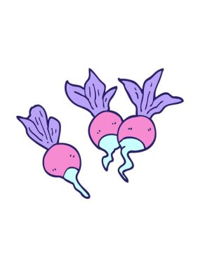 Karikatür karikatür pancar bitkilerini salla ve durdur