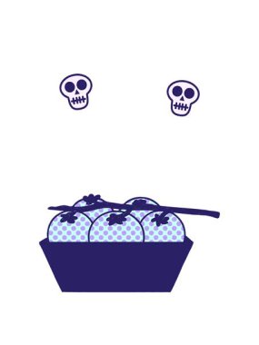 el çizimi bir kutu domatesin karikatürü.