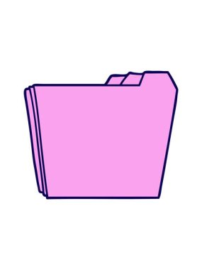 Çizgi film işletme dizinlerinin neon ışık efektleri canlandırması