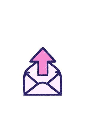 Gönderilen Posta Tebeşiri Çiziminin Canlandırılması