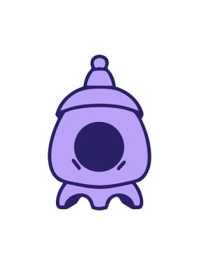 Geleneksel Japon ishidoro taş tapınağının dönen hareketli animasyonu