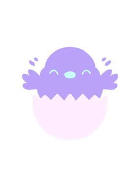 Yumurtadan çıkan yavru kuşun animasyonuna dikkat edin.