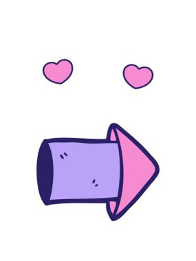 dönen kalpler çizgi film havai fişeklerinin animasyonu