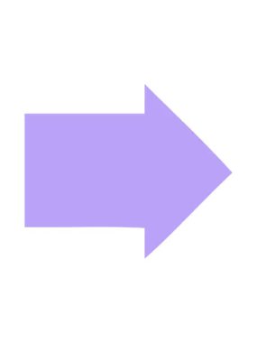 Bir ok sembolünün düz sembolünün canlandırma efektini göster